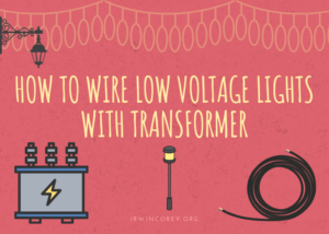 How to Wire Low Voltage Lights With Transformer pic