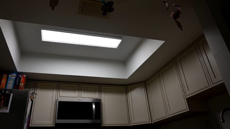 Kitchen Light Fixture How To Install Skylight LED Panel