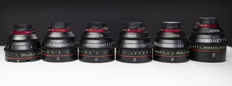 Canon Cine Primes CN-E Lenses