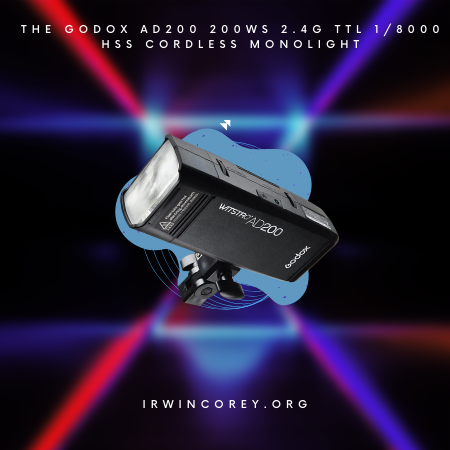 The GODOX AD200 200Ws 2.4G TTL 1/8000 HSS Cordless Monolight